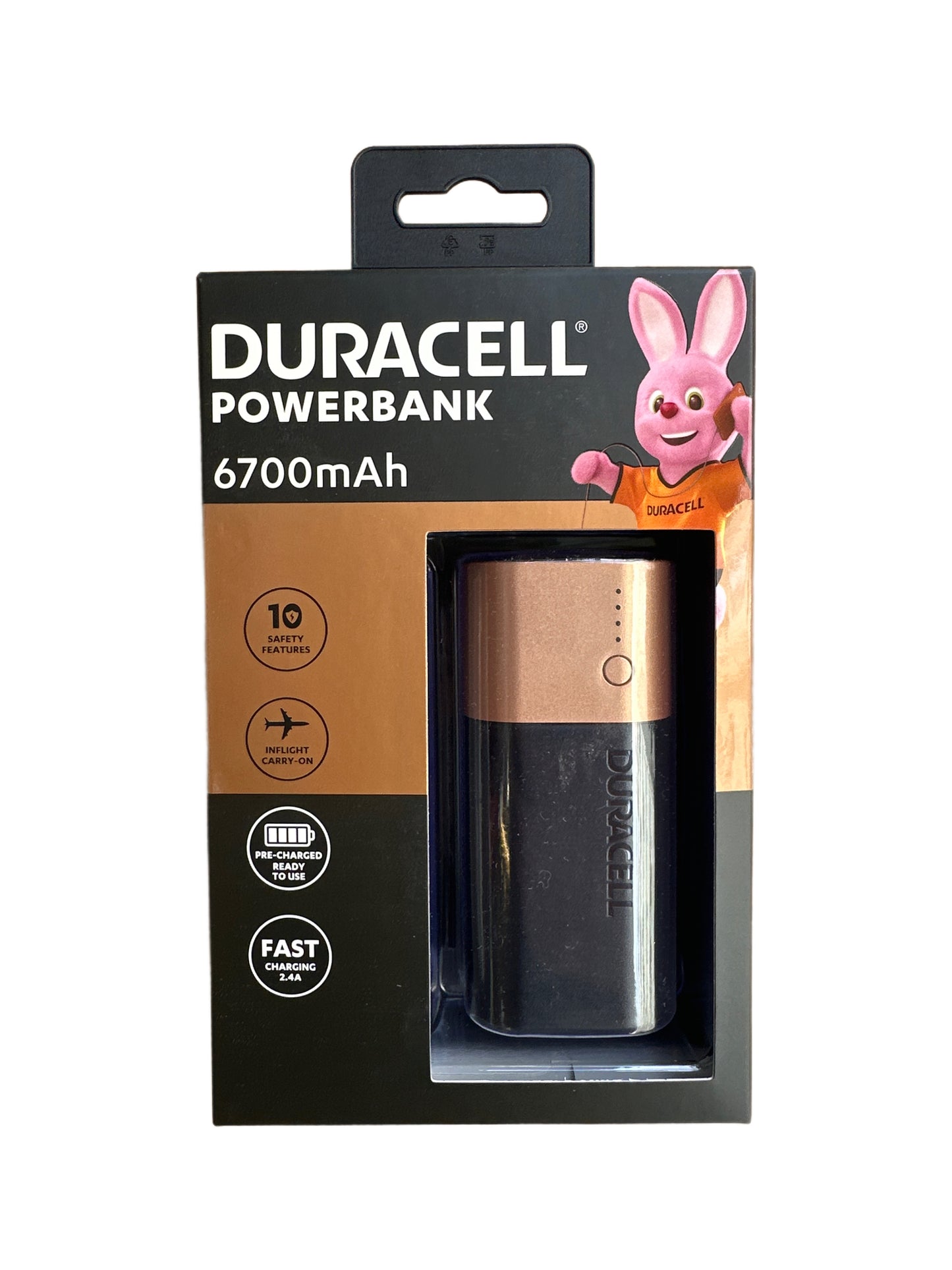 金霸王 流動充電器 6700mAh