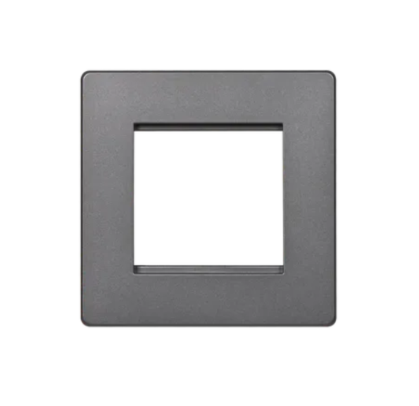 MK Aria 雅緻系列(太空灰) 兩位電腦RJ45面板(UTP 超5類)