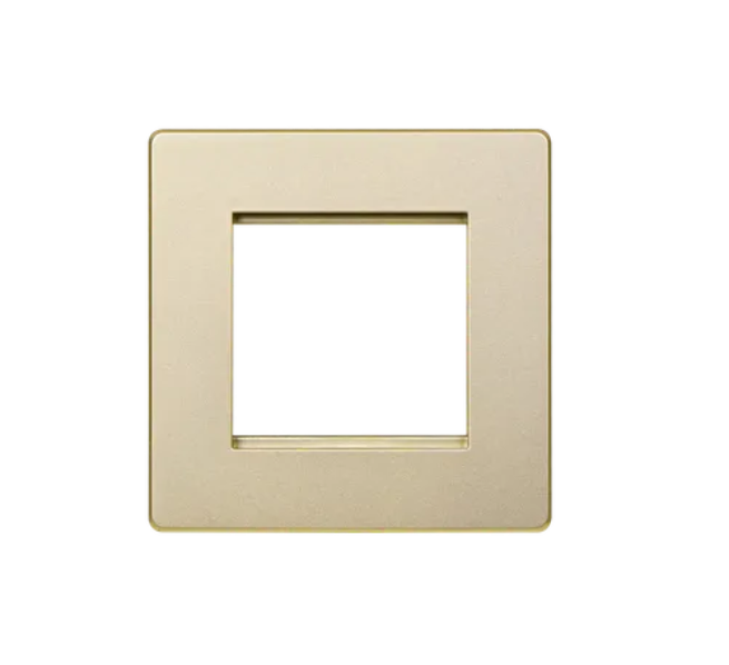MK Aria 雅緻系列(太空金) 兩位電腦RJ45面板(UTP 超5類)