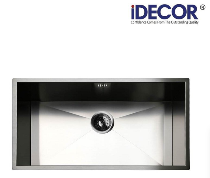 Idecor 不銹鋼平邊星盆(U1125) 740mm x 440mm