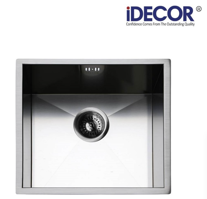 Idecor 不銹鋼枱下星盆(U1122) 440mm x 440mm
