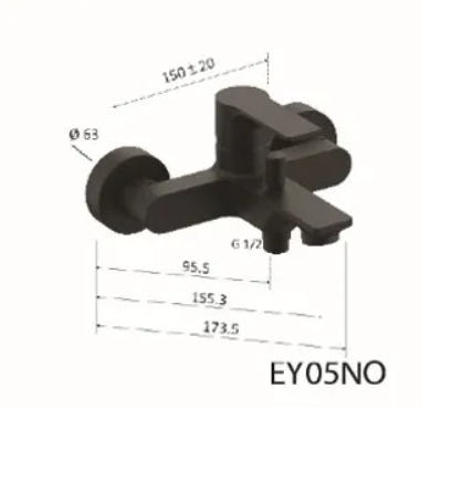 Remer Energy Black 龍頭套裝 2+3 EY11LNO+EY05NO 黑色