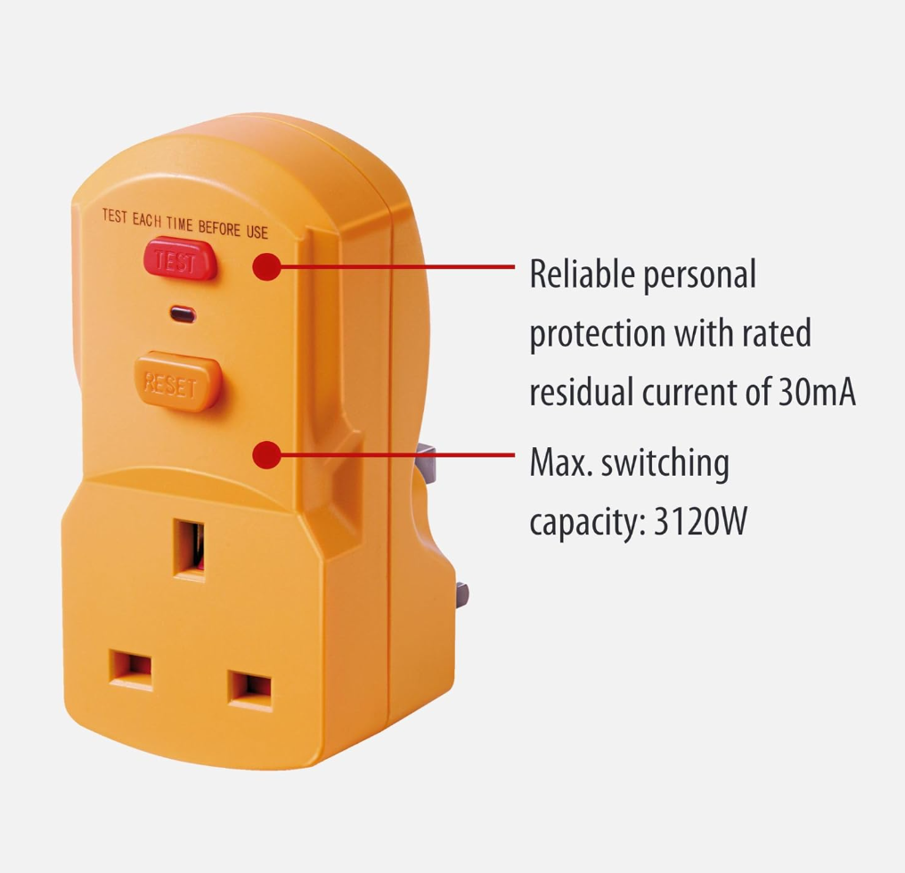 Brennenstuhl 斷路器插入式轉接器 BDI-A 30 水氣蘇