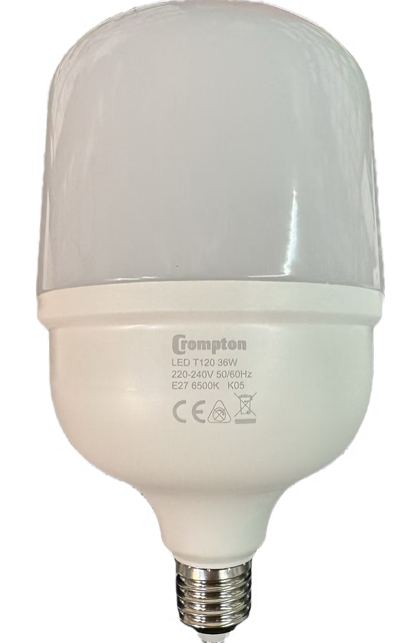 Crompton 36W LED E27 樽形膽6500K