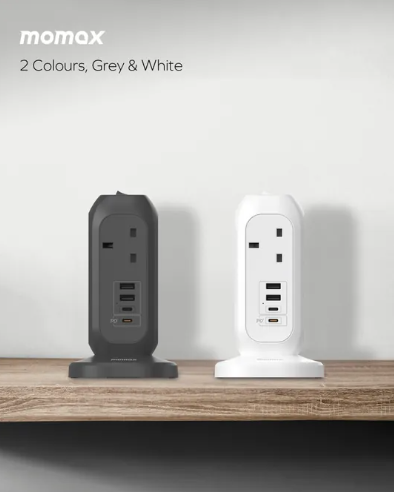 Momax 1-Plug PD20W 2A2C 7位拖板 USB拖板 US18