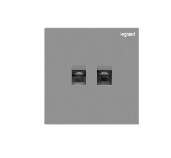Legrand Galion逸景 兩位電話/電腦面板(第3及5類)