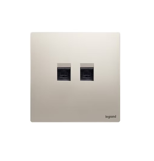 Legrand Mallia Senses 兩位RJ45 CAT6 數據插座