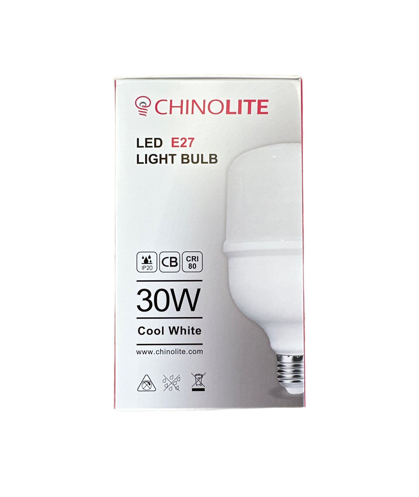 Chinolite 30W/50W E27 大燈膽