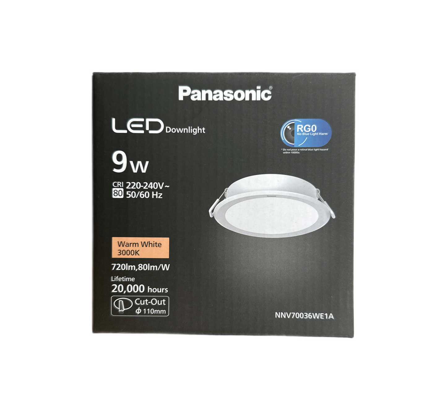 Panasonic 9W/15W/18W 暗裝天花燈
