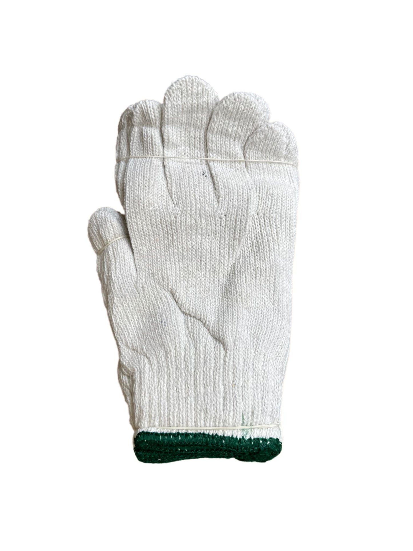 綠邊勞工手套 (1 打)
