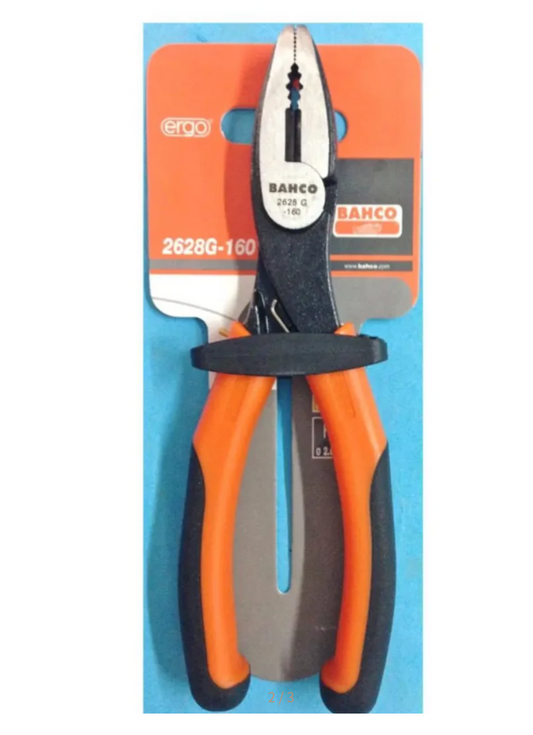 瑞典【BAHCO】魚嘜 ERGO®平咀鉗 2628G-200