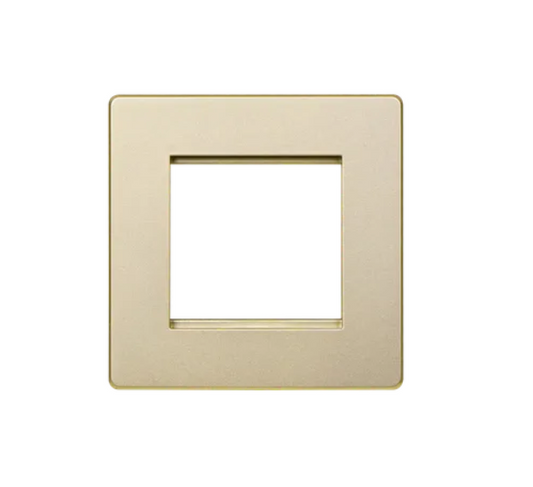 MK Aria 雅緻系列(太空金) 兩位電腦RJ45面板(UTP 超5類)