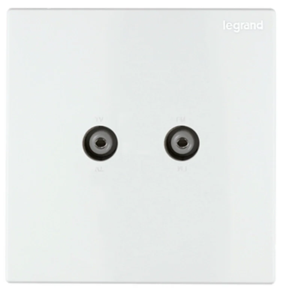 Legrand Galion逸景 白 兩位TV/FM面板