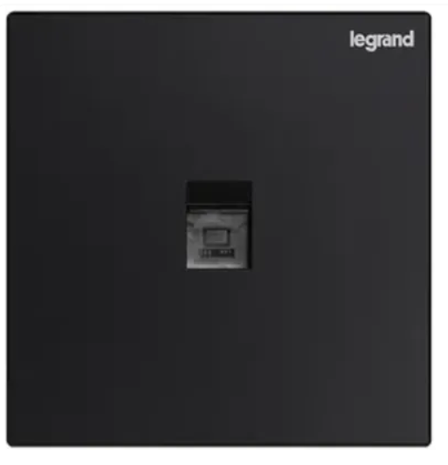 Legrand Galion逸景 碳素黑 單位電腦面板(第5類)