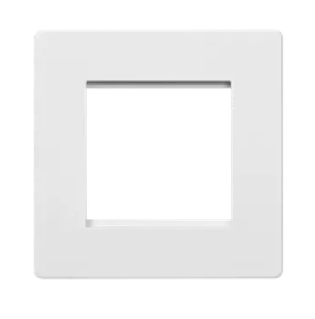 MK Aria 雅緻系列(白色) 兩位電話RJ11/電腦RJ45面板(3類&UTP超5類)