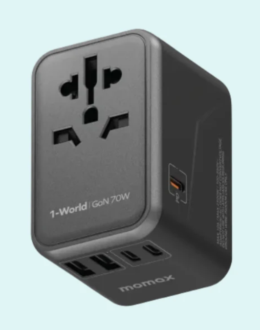 UA8A Momax 1-World 70W GaN 方便式旅行插座