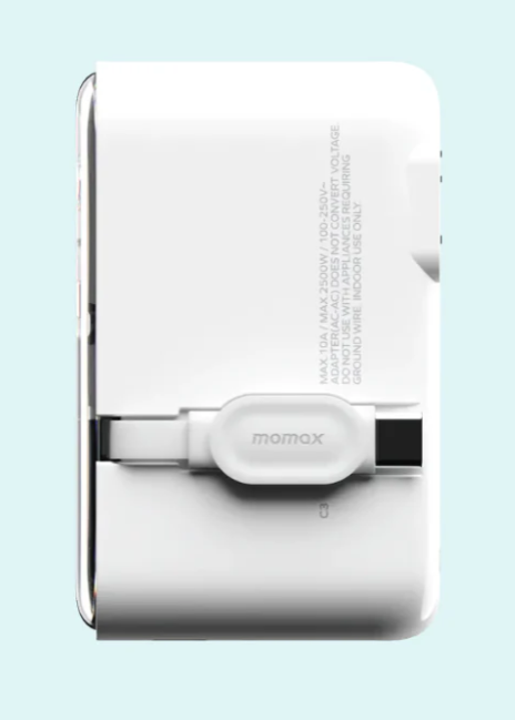 UA21UKW Momax 1-World+ Flow 35W 連USB-C 充電線旅行充電插座 UA21