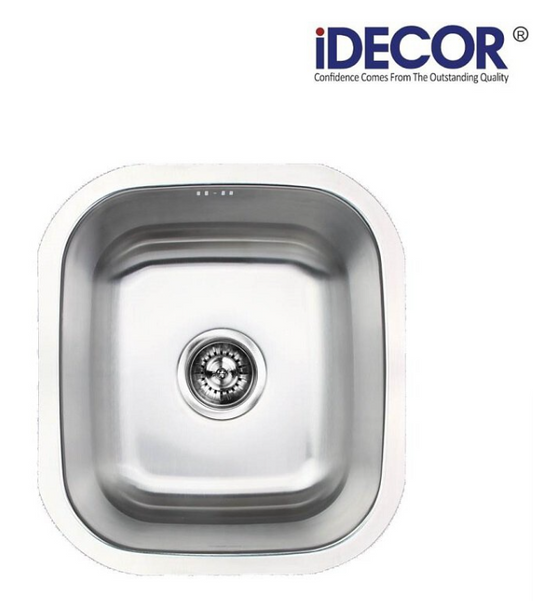 Idecor 不銹鋼平邊星盆 (U1555) 406mm x 455mm