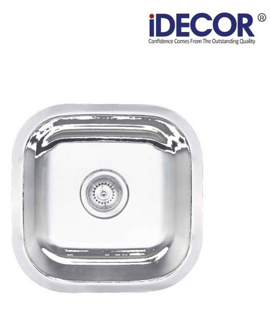 Idecor 不銹鋼平邊星盆 (U1554) 405mm x 405mm