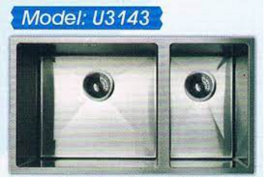 Idecor 不銹鋼平邊星盆 (U3143) 440mm x 780mm