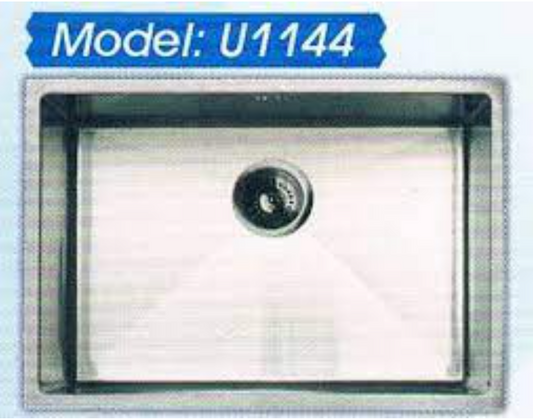 Idecor 不銹鋼平邊星盆(U1144) 640mm x 440mm