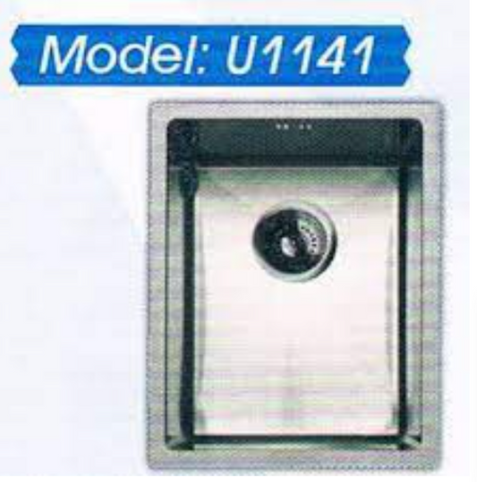 Idecor 不銹鋼平邊星盆(U1141) 440mm x 340mm x 203mm