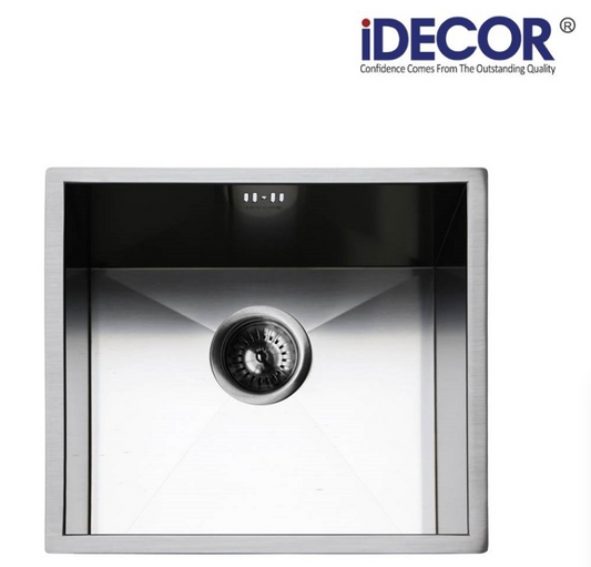 Idecor 不銹鋼枱下星盆(U1122) 440mm x 440mm