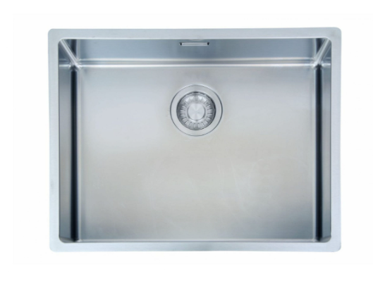 瑞士 FRANKE BOX BXX210-54 不鏽鋼單膽平邊廚盆 580x450x200mm (檯面/底/平頂)