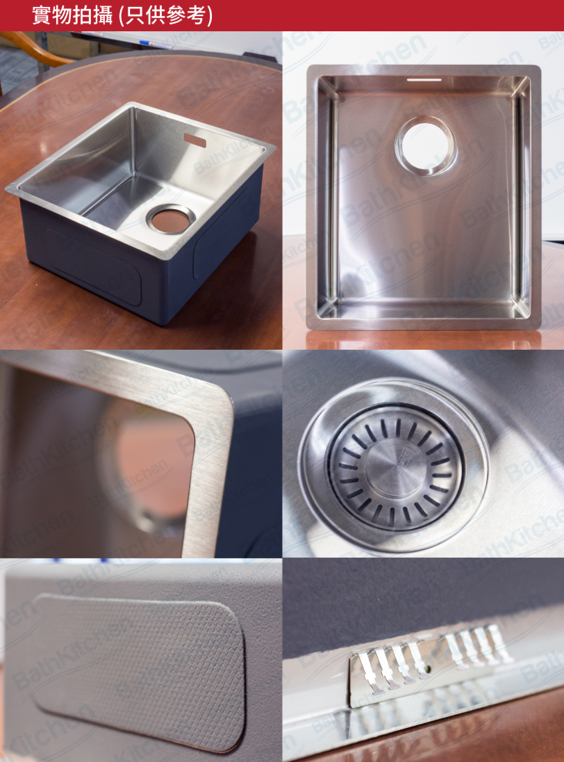 瑞士 FRANKE BOX BXX210-36 不鏽鋼單膽平邊廚盆 400x450x200mm (檯面/底/平頂)