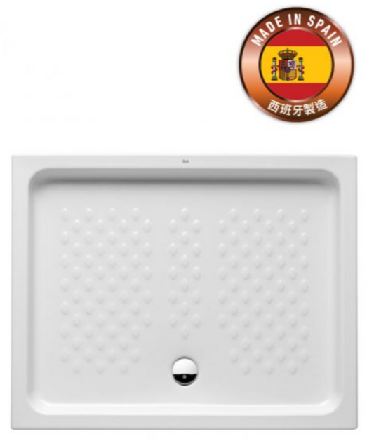 Roca A3740HT000 Italia 淋浴盆 1000x700x80mm 白色