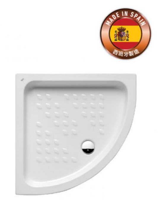 Roca A3740HM000 Italia 淋浴盆 800x800x80mm 白色