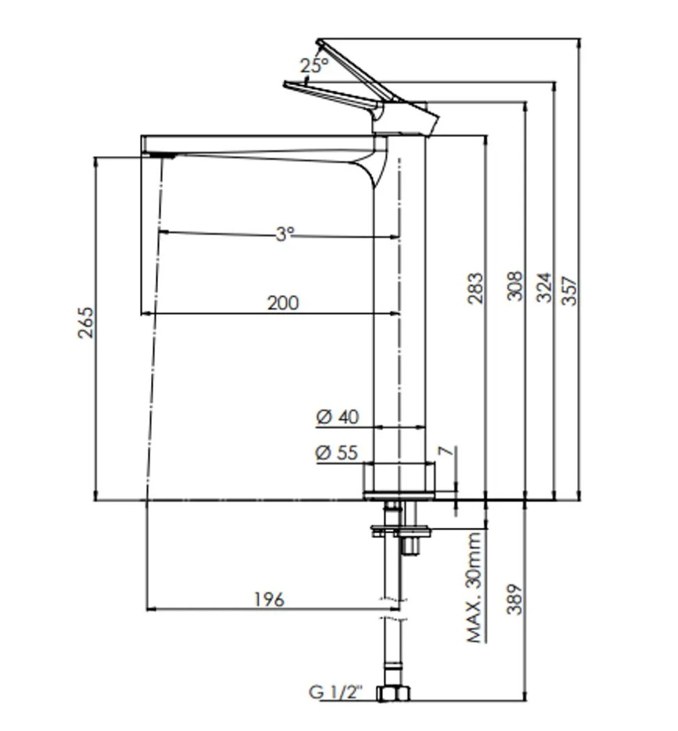 Remer Slash 龍頭套裝 2+3+5 SL11L+SL05+330A8MPEC20NRA 鍍鉻色