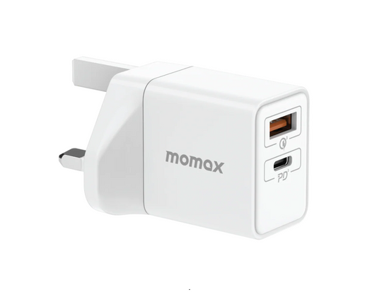 Momax ONEPLUG 25W雙輸出快速充電器