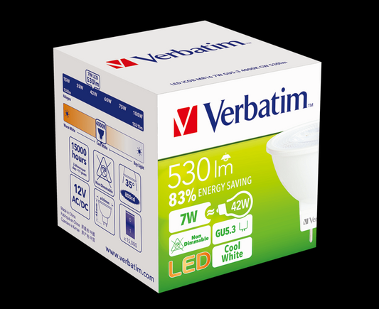 Verbatim GU5.3 7W 針腳 燈膽