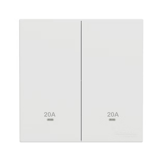 Schneider 奐然AvatarOn C  20A孖位 燈曲