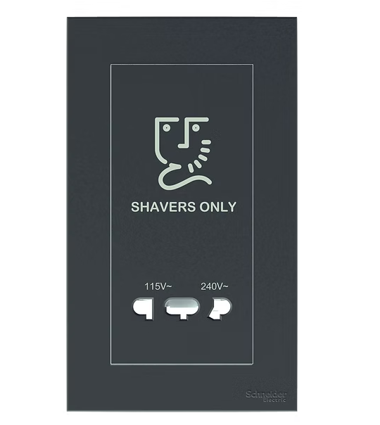 Schneider 奐然AvatarOn C  鬚刨插座 115V/240V