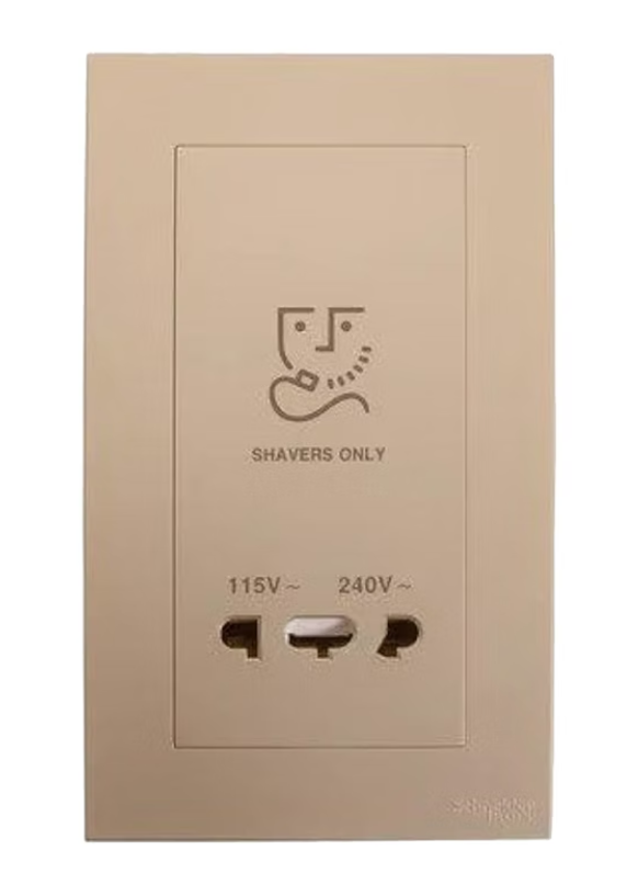 Schneider 奐然AvatarOn C  鬚刨插座 115V/240V