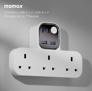 Momax 1-Charge Work Flow 35W 2A2C 3位T型插座 US19