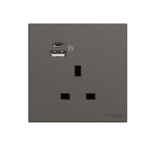 Schneider 奐然AvatarOn C  13A單位插座連Type A+C USB
