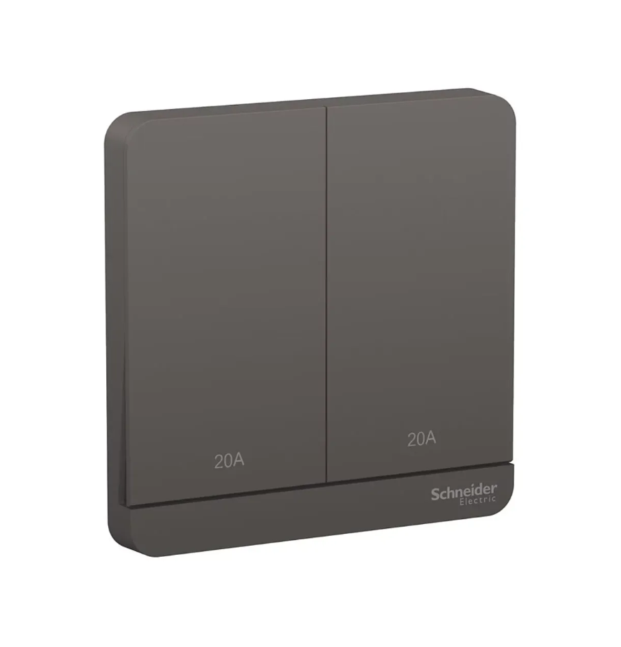 Schneider AvatarOn奐尚 兩位20A雙極開關帶LED燈