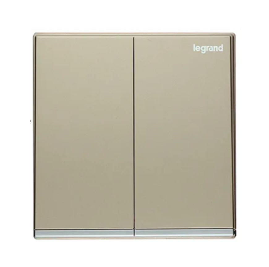 Legrand Galion逸景  兩位單控開關掣 (LED)