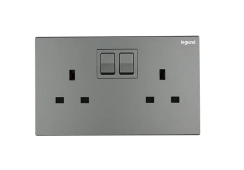 Legrand Galion逸景  兩位13A蘇面帶開關