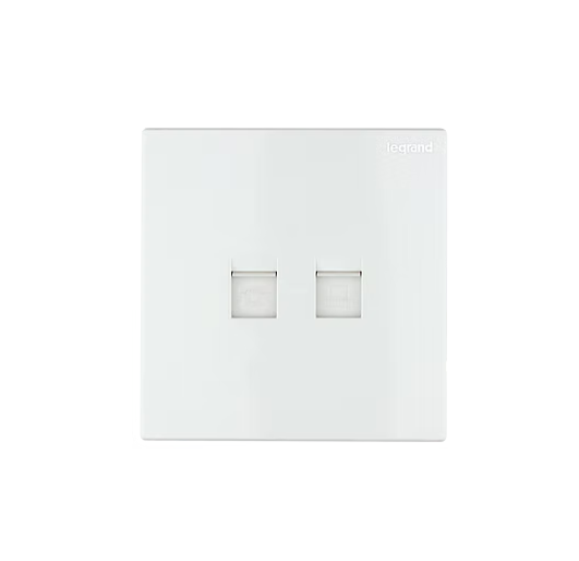 Legrand Galion逸景  兩位電話/電腦面板(第3及5類)