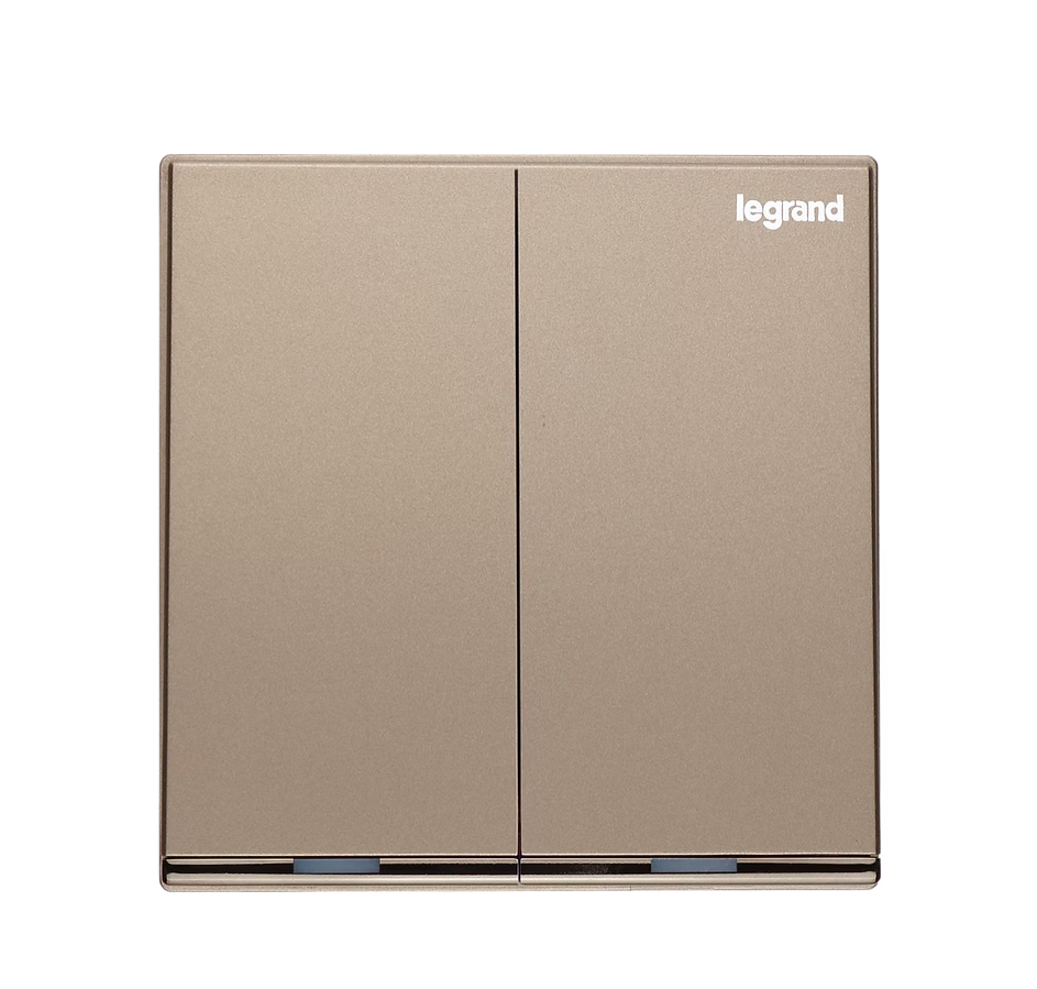 Legrand Galion逸景  兩位20A雙極開關掣帶LED燈