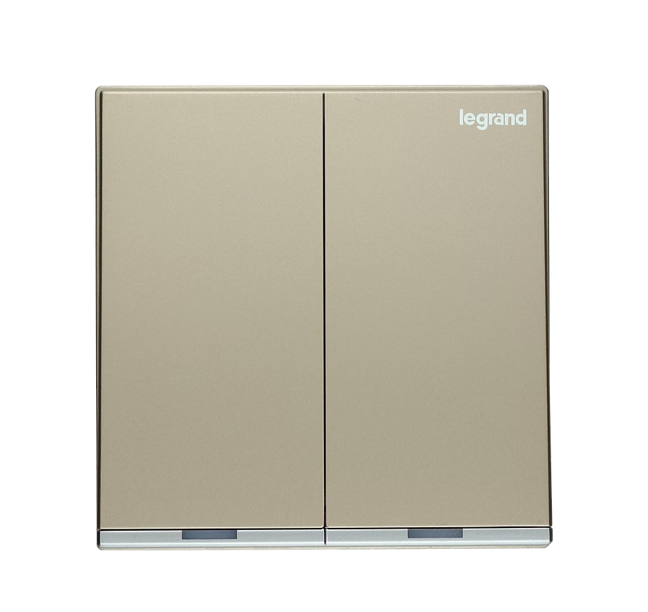 Legrand Galion逸景  兩位20A雙極開關掣帶LED燈