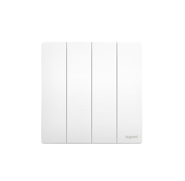 Legrand Mallia Senses 16A 4位單控開關掣