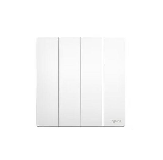 Legrand Mallia Senses 16A 4位單控開關掣