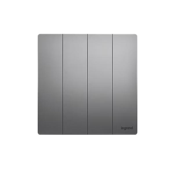 Legrand Mallia Senses 16A 4位單控開關掣