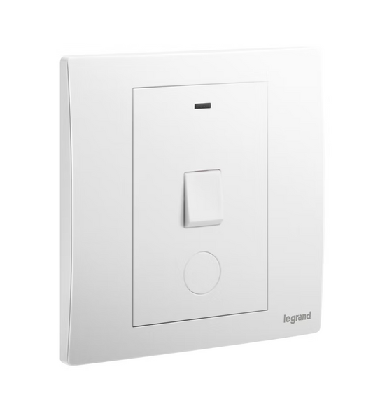 Legrand Mallia Senses  20A單位 燈曲 連出線孔