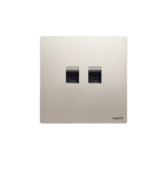 Legrand Mallia Senses 兩位RJ45 CAT5E 數據插座